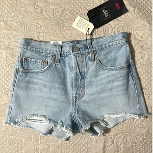 NWT Size 27 Levi’s High Rise 501 Shorts